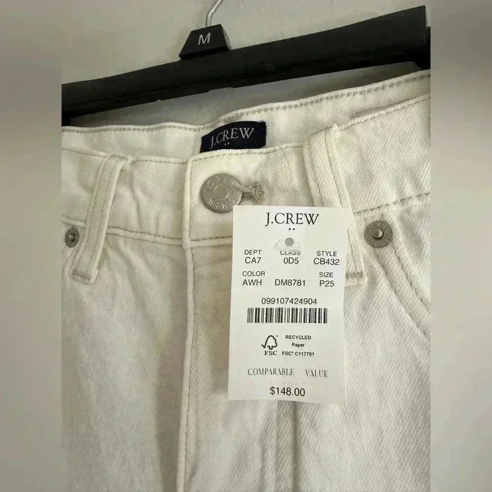 JCREW Petite Premium Edition vintage wide-leg jean with button fly - NWT